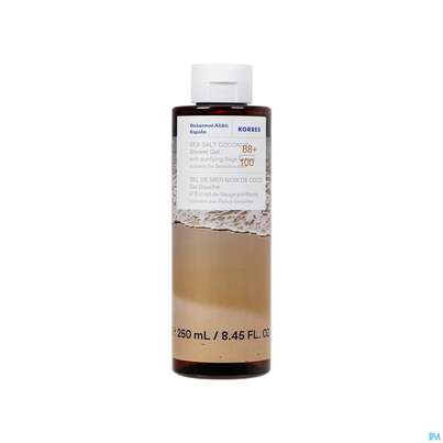 Sie sehen eine Packung Korres Sea Salt Coconut Duschgel 250ml, Produktbild: 02 Korres Sea Salt Coconut Duschgel 250ml, A-Nr.: 5793175 - 02
