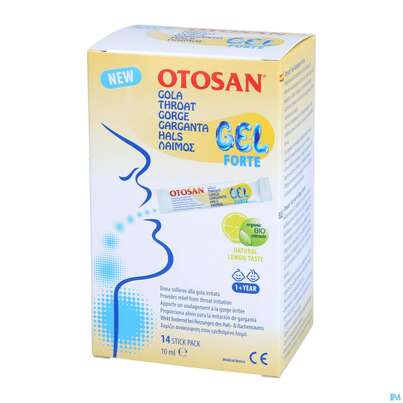 Otosan Forte Rachen-halsgel 10ml Sticks Sachet 14st, A-Nr.: 4582602 - 02