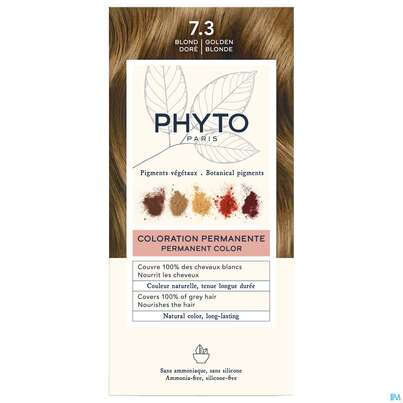 Sie sehen eine Packung Phytocolor 7.3 Goldblond 1pk, Produktbild: 01 Phytocolor 7.3 Goldblond 1pk, A-Nr.: 4898682 - 01