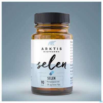 Sie sehen eine Packung Selen Kapseln Arktis 90st, Produktbild: 04 Selen Kapseln Arktis 90st, A-Nr.: 4750761 - 04