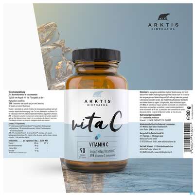 Vitamin C Kapseln Arktis 90st, A-Nr.: 4750614 - 06