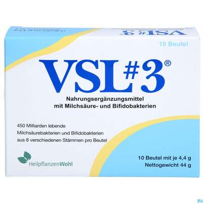 Vsl 3 Pulver Beutel 450 Milliarden +milchsaeurebakterien 10st, A-Nr.: 5461102 - 01