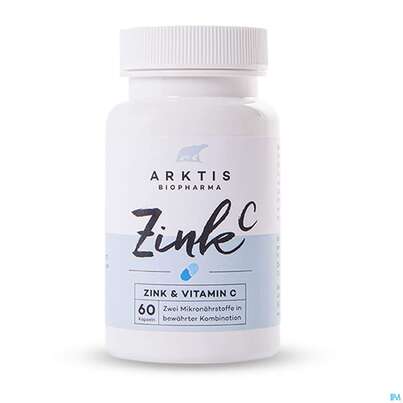 Zink Kapseln +vitamin C Arktis 60st, A-Nr.: 4750821 - 01