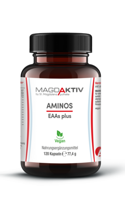 Sie sehen das Produkt "Magdaktiv AMINOS EAAS PLUS Kapseln, 120Stk"