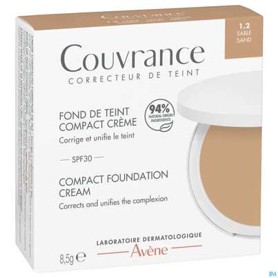 Avene Couvrance Kompakt Creme-make-up Sand 1.2 8,5g, A-Nr.: 5862396 - 06