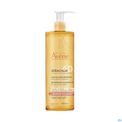 Sie sehen eine Packung Avène Xeracalm A.d Rückfettendes Reinigungsöl 400ml, Produktbild: 05 Avène Xeracalm A.d Rückfettendes Reinigungsöl 400ml, A-Nr.: 5607356 - 05