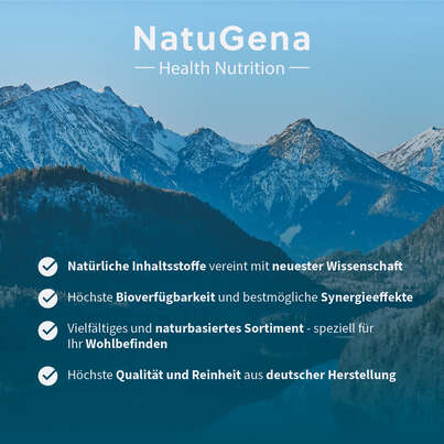 Sie sehen eine Packung NatuGena Biotin, Zink & Selen, Produktbild: 06 NatuGena Biotin, Zink & Selen, A-Nr.: 6139383 - 06
