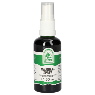 Sie sehen eine Packung MAJORAN SPRAY 50 ML, Produktbild: 01 MAJORAN SPRAY 50 ML, A-Nr.: 4444478 - 01