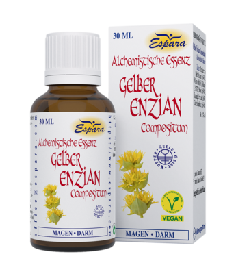 Sie sehen eine Packung Espara Gelber Enzian Compositum Alchemistische Essenz, Produktbild: 01 Espara Gelber Enzian Compositum Alchemistische Essenz, A-Nr.: 4039973 - 01