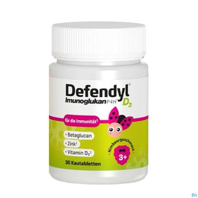 Sie sehen eine Packung Defendyl Imunoglukan D3 Kautabl 30st, Produktbild: 03 Defendyl Imunoglukan D3 Kautabl 30st, A-Nr.: 5791265 - 03