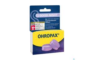 Ohrenschutz Ohropax Schlafstoepsel Silicon Gute Nacht Lavendel 8st, A-Nr.: 5756820 - 01