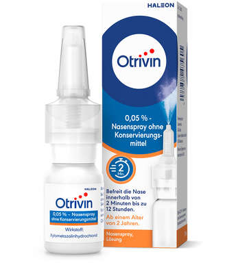 Otrivin 0,05% Nasenspray ohne Konservierungsmittel, A-Nr.: 2475606 - 01