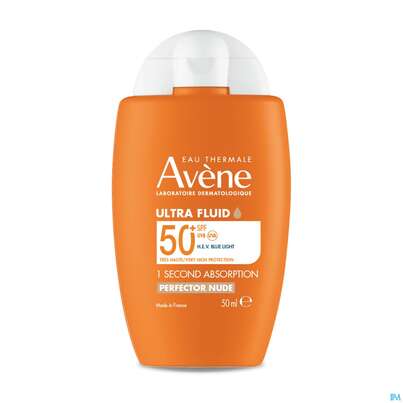 Sie sehen eine Packung Sonnenprodukte Avene Ultra/fluid Pefector Lf50+ 50ml, Produktbild: 06 Sonnenprodukte Avene Ultra/fluid Pefector Lf50+ 50ml, A-Nr.: 5826420 - 06