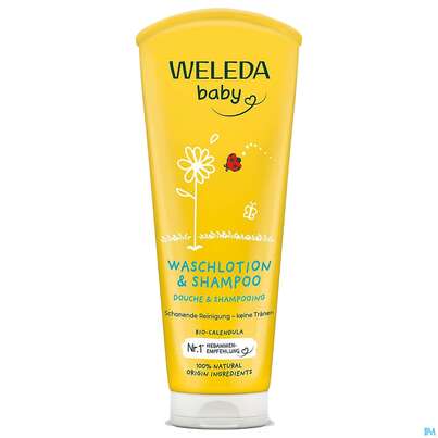 Weleda Calendula Waschlotion +shampoon 200ml, A-Nr.: 3190395 - 04