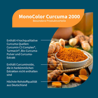 Sie sehen eine Packung NatuGena MonoColor Curcuma 2000, Produktbild: 02 NatuGena MonoColor Curcuma 2000, A-Nr.: 5675889 - 02