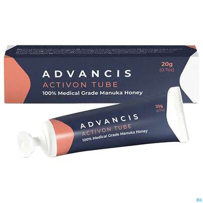 Sie sehen eine Packung Activon Antibacterial Manuka Honig Tube 20g 4st, Produktbild: 05 Activon Antibacterial Manuka Honig Tube 20g 4st, A-Nr.: 5710025 - 05