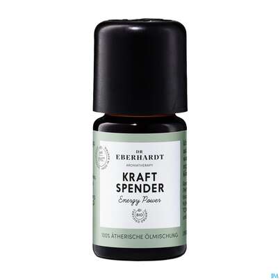 Sie sehen eine Packung Aetherische Oele Dr.eberhardt Bio Kraftspender 5ml, Produktbild: 06 Aetherische Oele Dr.eberhardt Bio Kraftspender 5ml, A-Nr.: 5766296 - 06