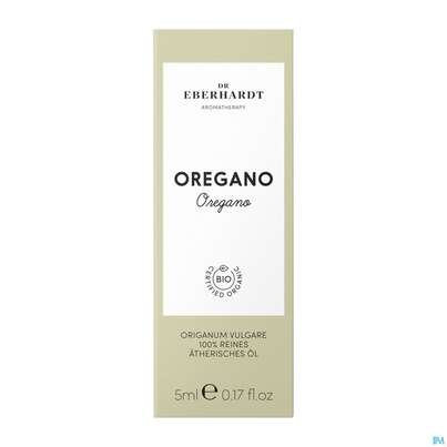 Sie sehen eine Packung Aetherische Oele Dr.eberhardt Bio Oregano 5ml, Produktbild: 01 Aetherische Oele Dr.eberhardt Bio Oregano 5ml, A-Nr.: 5765500 - 01
