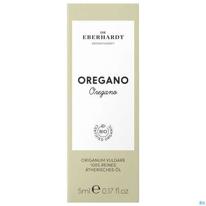 Sie sehen eine Packung Aetherische Oele Dr.eberhardt Bio Oregano 5ml, Produktbild: 02 Aetherische Oele Dr.eberhardt Bio Oregano 5ml, A-Nr.: 5765500 - 02
