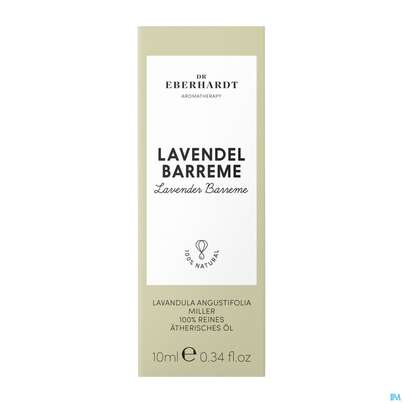 Sie sehen eine Packung Aetherische Oele Dr.eberhardt Lavendel Barreme 10ml, Produktbild: 01 Aetherische Oele Dr.eberhardt Lavendel Barreme 10ml, A-Nr.: 5766095 - 01