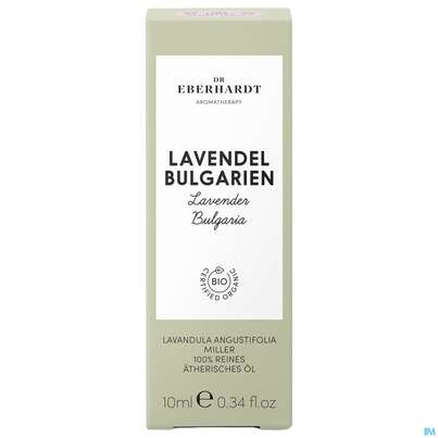 Sie sehen eine Packung Aetherische Oele Dr.eberhardt Lavendel Bulgarien 10ml, Produktbild: 02 Aetherische Oele Dr.eberhardt Lavendel Bulgarien 10ml, A-Nr.: 5876932 - 02
