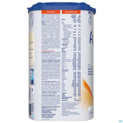 Sie sehen eine Packung Aptamil Milch-fertignahrung Comfort Spezialnahrung 800g, Produktbild: 05 Aptamil Milch-fertignahrung Comfort Spezialnahrung 800g, A-Nr.: 4882215 - 05
