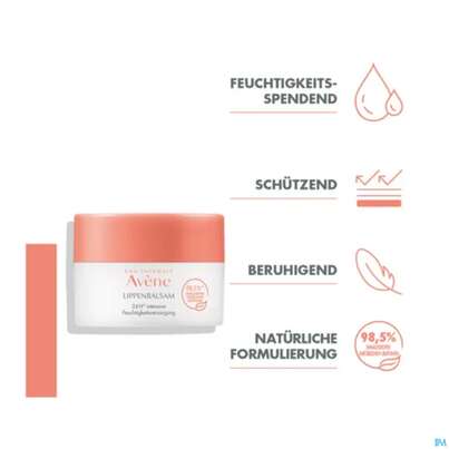 Sie sehen eine Packung Avene Basislinie Feuchtigkeitsspendender Lippenbalsam Tiege 10ml, Produktbild: 09 Avene Basislinie Feuchtigkeitsspendender Lippenbalsam Tiege 10ml, A-Nr.: 5939727 - 09