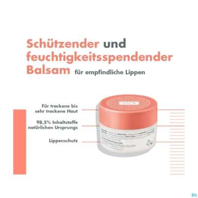 Sie sehen eine Packung Avene Basislinie Feuchtigkeitsspendender Lippenbalsam Tiege 10ml, Produktbild: 07 Avene Basislinie Feuchtigkeitsspendender Lippenbalsam Tiege 10ml, A-Nr.: 5939727 - 07