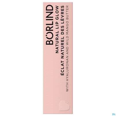 Sie sehen eine Packung Boerlind Natural Lip Glow Transparent 60391 4,2g, Produktbild: 02 Boerlind Natural Lip Glow Transparent 60391 4,2g, A-Nr.: 5974600 - 02