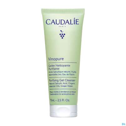 Sie sehen eine Packung Caudalie Vinopure Reinigungsgel Klaerend Mini 75ml, Produktbild: 01 Caudalie Vinopure Reinigungsgel Klaerend Mini 75ml, A-Nr.: 5895993 - 01