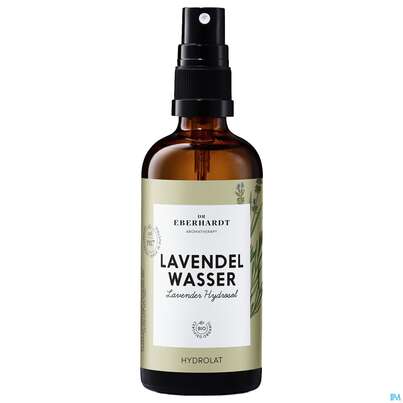 Sie sehen eine Packung Dr.eberhardt Bio Lavendelwasser 100ml, Produktbild: 01 Dr.eberhardt Bio Lavendelwasser 100ml, A-Nr.: 5767120 - 01
