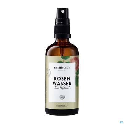 Sie sehen eine Packung Dr.eberhardt Bio Rosenwasser 100ml, Produktbild: 01 Dr.eberhardt Bio Rosenwasser 100ml, A-Nr.: 5767172 - 01
