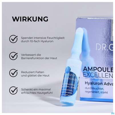 Sie sehen eine Packung Dr.grandel Ampoule Excellence Hyaluron Advanced+ 5x3ml 41591 15ml, Produktbild: 14 Dr.grandel Ampoule Excellence Hyaluron Advanced+ 5x3ml 41591 15ml, A-Nr.: 5895562 - 14