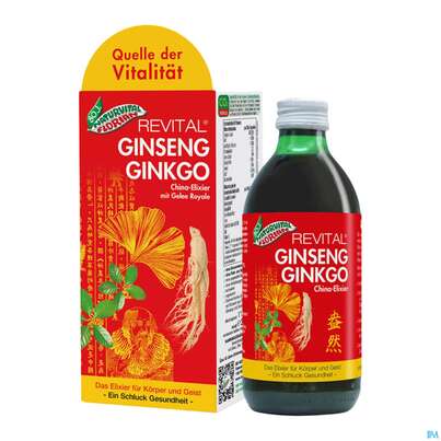 Ginseng Ginkgo Revital China Elixier Bio Wein 16% Vol. 330ml, A-Nr.: 3961697 - 08