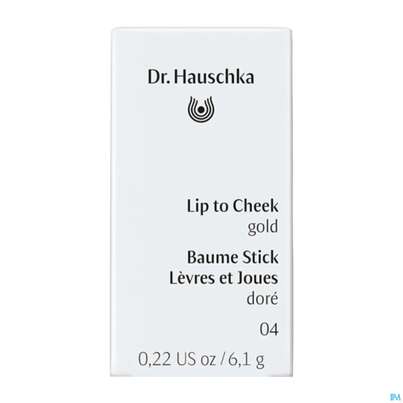 Sie sehen eine Packung Hauschka Dr. Kosmetik 2in1 Lip To Cheek 04 Gold 6,1g, Produktbild: 01 Hauschka Dr. Kosmetik 2in1 Lip To Cheek 04 Gold 6,1g, A-Nr.: 5835910 - 01