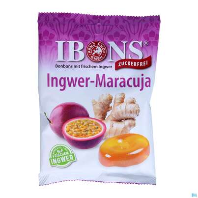 Ibons Lutschbonbons/zuckerfrei Maracuja 75g, A-Nr.: 5071571 - 01