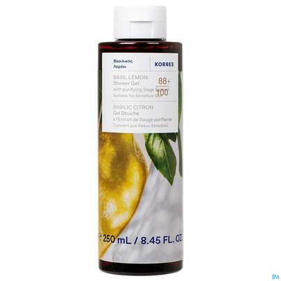 Korres Basil Lemon Duschgel Set 1+1 250ml, A-Nr.: 5982870 - 01