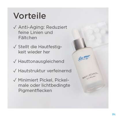 Sie sehen eine Packung La Mer Ohne Parfum La Mer Serum Bakuchiol 30ml, Produktbild: 03 La Mer Ohne Parfum La Mer Serum Bakuchiol 30ml, A-Nr.: 5906283 - 03