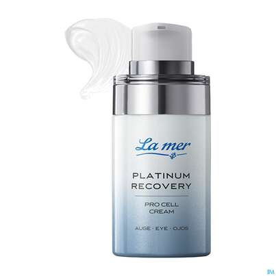 Sie sehen eine Packung La Mer Ohne Parfum Platinum Pro Cell Cream Auge 15ml, Produktbild: 02 La Mer Ohne Parfum Platinum Pro Cell Cream Auge 15ml, A-Nr.: 5888757 - 02