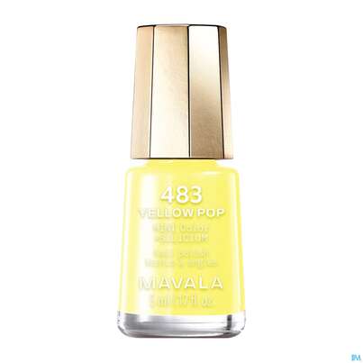 Sie sehen eine Packung Mavala Nagellack Pop Wave +si 483 Yellow 5ml, Produktbild: 02 Mavala Nagellack Pop Wave +si 483 Yellow 5ml, A-Nr.: 5969935 - 02