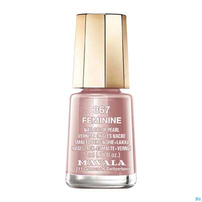 Sie sehen eine Packung Mavala Nagellacke 367 Sochic Feminine 5ml, Produktbild: 01 Mavala Nagellacke 367 Sochic Feminine 5ml, A-Nr.: 3653524 - 01