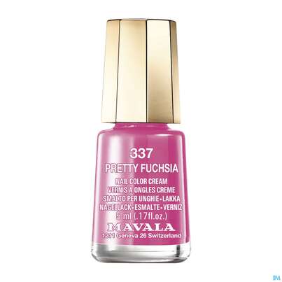 Sie sehen eine Packung Mavala Nagellacke Pacific Dream Colors Pretty Fuchs 337 5ml, Produktbild: 02 Mavala Nagellacke Pacific Dream Colors Pretty Fuchs 337 5ml, A-Nr.: 4138528 - 02