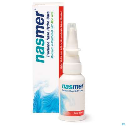 Sie sehen eine Packung Nasenspray Nasmer 30ml, Produktbild: 02 Nasenspray Nasmer 30ml, A-Nr.: 5949619 - 02