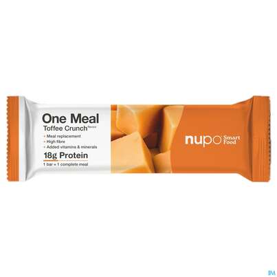 Sie sehen eine Packung Nupo Riegel Fuer 1 Mahlzeit One Meal Bar Toffee 97767 60g, Produktbild: 03 Nupo Riegel Fuer 1 Mahlzeit One Meal Bar Toffee 97767 60g, A-Nr.: 5296666 - 03