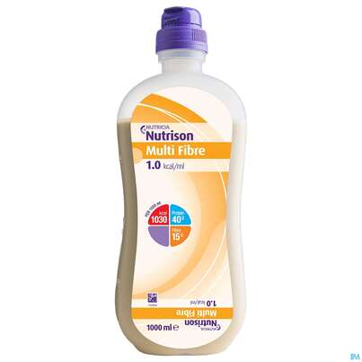 Sie sehen eine Packung Nutrison 1000ml Sondennahrung Smart Pack Complete Multifibre 8st, Produktbild: 01 Nutrison 1000ml Sondennahrung Smart Pack Complete Multifibre 8st, A-Nr.: 5452468 - 01