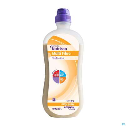 Sie sehen eine Packung Nutrison 1000ml Sondennahrung Smart Pack Complete Multifibre 8st, Produktbild: 02 Nutrison 1000ml Sondennahrung Smart Pack Complete Multifibre 8st, A-Nr.: 5452468 - 02