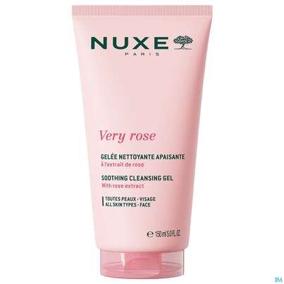 Sie sehen eine Packung Nuxe Very Rose Soothing Cleansing Gel 150ml, Produktbild: 02 Nuxe Very Rose Soothing Cleansing Gel 150ml, A-Nr.: 5948086 - 02