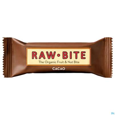 Raw Bite Bio Riegel Kakao 50g, A-Nr.: 4252626 - 01
