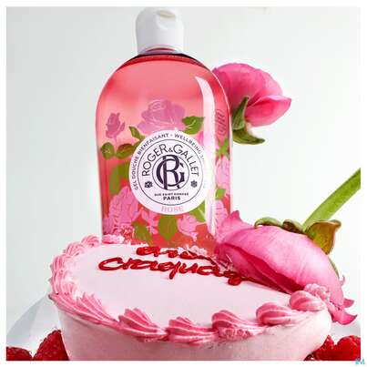 Sie sehen eine Packung Roger & Gallet Rose Wellbeing Shower Gel Jumbo Groesse 500ml, Produktbild: 04 Roger & Gallet Rose Wellbeing Shower Gel Jumbo Groesse 500ml, A-Nr.: 5917097 - 04