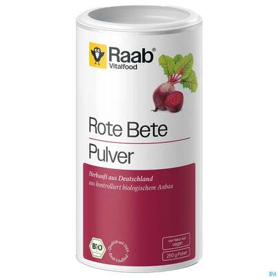 Sie sehen eine Packung Rote Bete Pulver Bio Raab 250g, Produktbild: 02 Rote Bete Pulver Bio Raab 250g, A-Nr.: 5871656 - 02